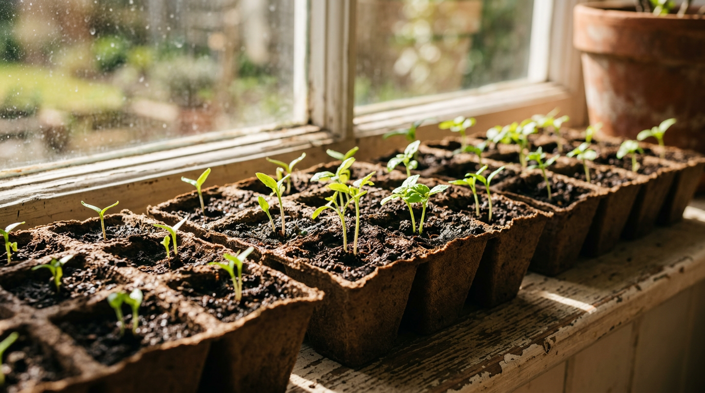 Seeds sprouting